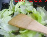 レタスと玉子の中華風甘酢餡かけ作り方5写真