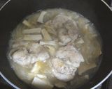 鶏のクリーム煮ニンジンご飯添え（独り用）作り方9写真