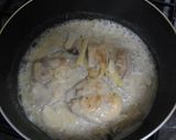 鶏のクリーム煮ニンジンご飯添え（独り用）作り方11写真