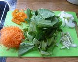 ご飯に合う！レバーと残り野菜炒め作り方3写真