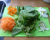 ご飯に合う！レバーと残り野菜炒め作り方3写真