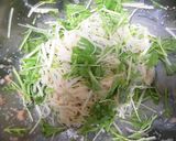 水菜と明太子のそうめんサラダ作り方4写真