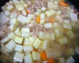 根菜豊富☆干し椎茸と豚バラの旨味♡豚汁♡作り方4写真
