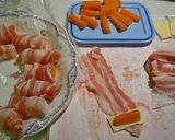 温野菜の豚バラ肉巻き☆やさしい照り焼き味作り方4写真