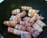 温野菜の豚バラ肉巻き☆やさしい照り焼き味作り方6写真