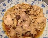 ♤鶏肉とキノコの付け置き簡単炒め♡作り方3写真