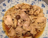 ♤鶏肉とキノコの付け置き簡単炒め♡作り方3写真