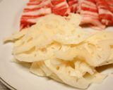 焼き肉のたれで✿シャキ②蓮根と豚バラ丼✿作り方1写真