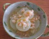 大根の海老そぼろあんかけ作り方5写真