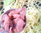 簡単！いかの塩辛焼きそば作り方2写真