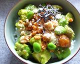 鮭フレ×アボカドの醤油麹丼　作り方7写真