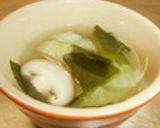 白菜とワカメの中華スープ作り方16写真