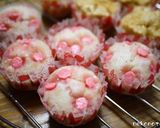 卵も油脂も使わないイチゴ蒸しパン作り方4写真