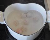 ほうれん草と肉団子のスープ作り方3写真