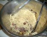 サイコロステーキのパスタ作り方7写真