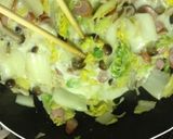 白菜とウィンナーのミルク煮作り方4写真