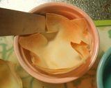 ☆春巻きの皮☆アイスクリームカップ作り方5写真