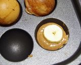 ココア味のバナナ入り焼きドーナツ作り方4写真