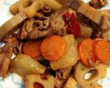 レンコンと豚肉のウマ辛煮作り方4写真
