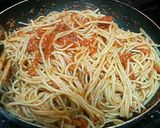 トマト缶+すりおろし林檎で絶品パスタ作り方5写真