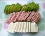 アボカド・豆腐・スパムのマヨ焼き～♪作り方1写真