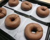 クリームチーズと黒豆のココアベーグル作り方5写真