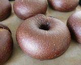 クリームチーズと黒豆のココアベーグル作り方7写真