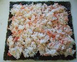 磯の香り～♫海苔ご飯のトースト風☆作り方3写真