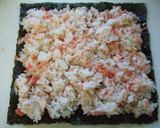 磯の香り～♫海苔ご飯のトースト風☆作り方3写真