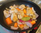 鶏もも肉の白ワインビネガー煮作り方4写真
