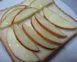 アップルパイ風　簡単りんごトースト作り方1写真