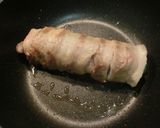 春菊と豚のバルサミコソース♡炒めor巻き作り方7写真