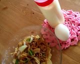 焼きそば♡リメイク♡オムそば風？作り方1写真