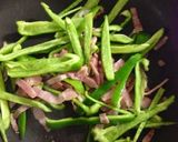 お弁当に♪ベーコンとピーマンの中華風炒め作り方3写真