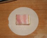 つぼみ丸の餃子の皮でベーコンチーズ揚げ作り方3写真