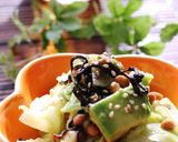白菜消費のアボカド納豆塩昆布和え作り方5写真