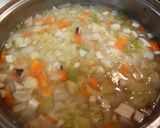 ＊朝食に＊きのこ入り食べる野菜スープ＊作り方3写真