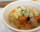 ＊朝食に＊きのこ入り食べる野菜スープ＊作り方4写真