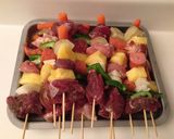 お家で簡単ヘルシーBBQカバブ作り方2写真