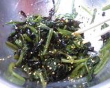 ほうれん草の昆布和え作り方2写真