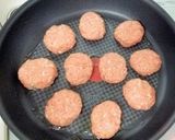 ちいサイズ❀お弁当用ハンバーグ作り方3写真