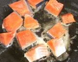 醤油バターが香ばしい♪鮭の炊き込みご飯作り方2写真