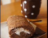 しっとり☆大人のココアロールケーキ。作り方10写真