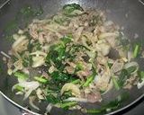 冷凍豚肉ニラ炒め作り方1写真