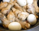 あっさり味！鶏手羽元＆卵★甘酢醤油煮★作り方3写真