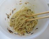 鮭フレーク＆塩こんぶのおかかパスタ♪作り方2写真