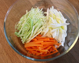 イカと野菜の和サラダ風和え物作り方3写真