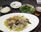 男の中華風豚肉＆ホタルイカ炒め作り方8写真