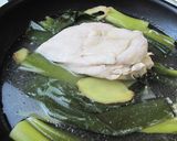 しっとり鶏むね にキムチをのせて～作り方1写真