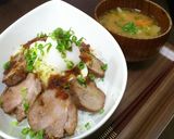 焼き豚丼作り方4写真